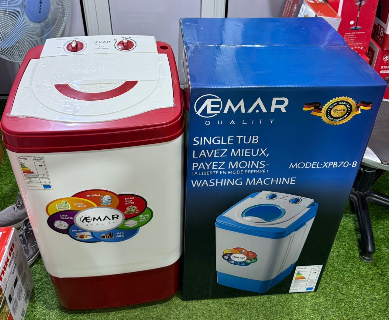 Machine à laver semi-automatiquue  7kg